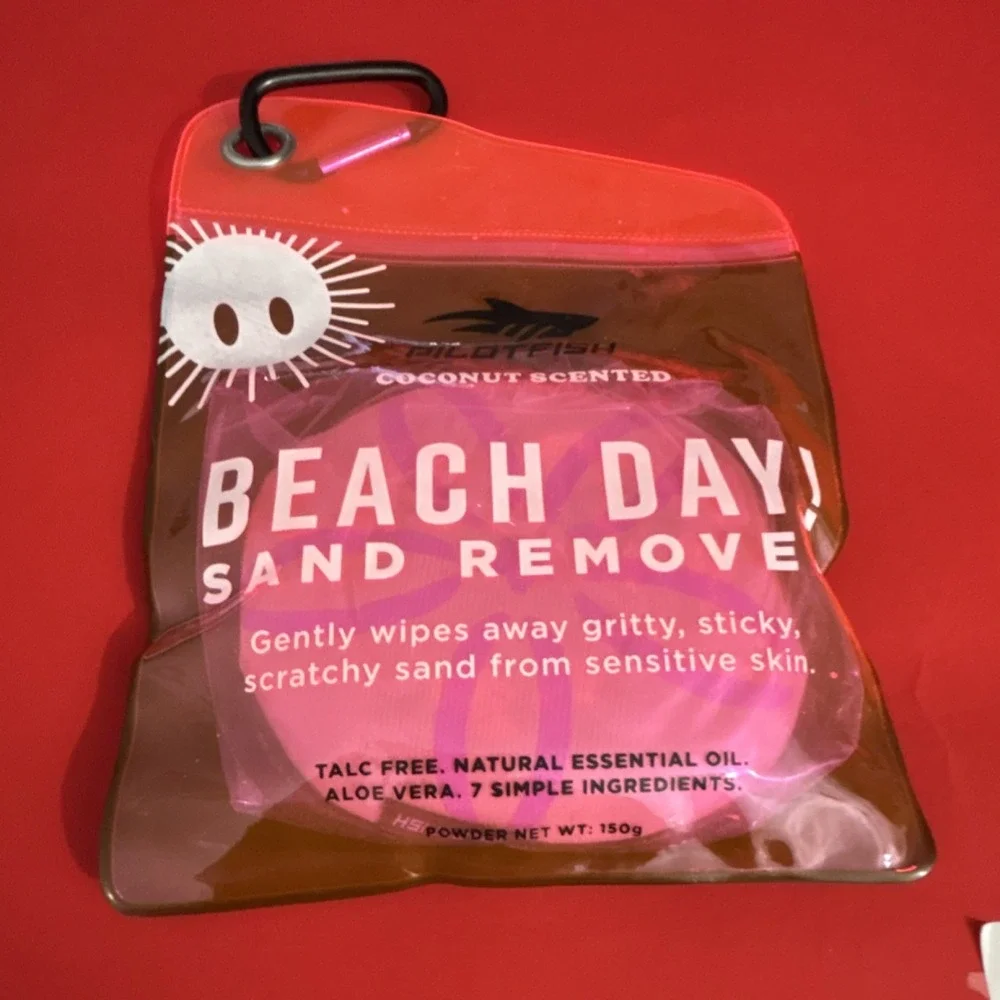 Pilotfish Beach Day Sand Remover Coconut Scent 150g Lot of 2 New Sealed